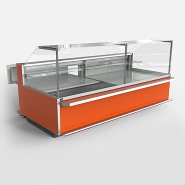 Красная витрина Freor DIONA QB PASTRY